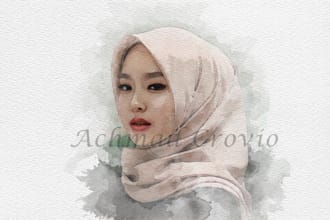 draw watercolor style and make your dream come true