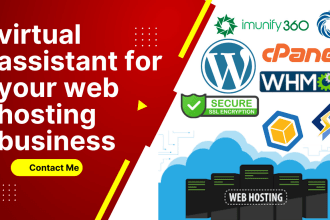 manage your hosting business also provide tech support