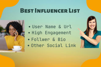 find the best social media instagram influencer for influencer marketing
