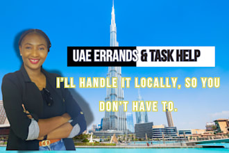 run personal errands and handle tasks for you in the uae
