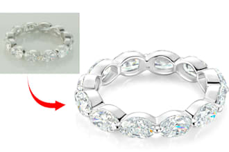 do your jewelry product photo retouching editing color correction professionally
