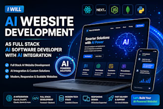 ai website development as full stack ai software developer with ai integration
