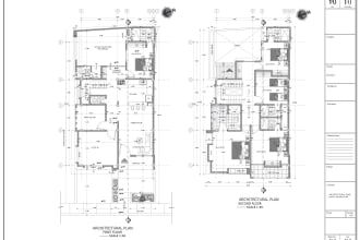 be your architect draftsman draft plans redraw plan autocad
