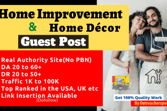 do home improvement, home decor guest post