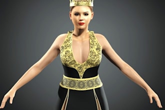 do 3d modeling 3d design 3d rigging realistic model