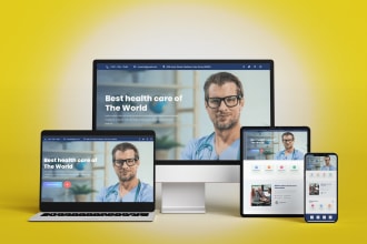 design or redesign wix medical website for hospital clinic healthcare pharmacy