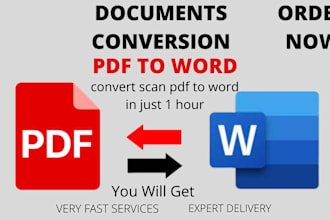 convert PDF to word or word to PDF