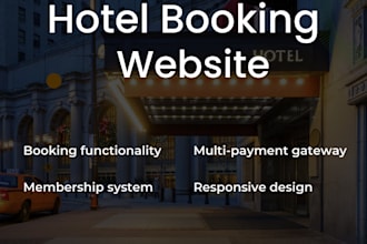 design hotel booking wordpress website, rental and vacation website