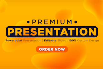 create premium business powerpoint presentation design