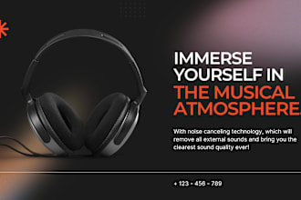 design awesome looking web banner, cover , fb ads