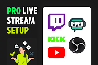 fully setup obs for professional live stream