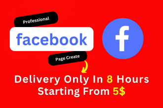 do facebook page creation and optimization