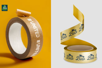 custom tape, roll tape, lid tape, washi tape, duct tape, packaging tape design