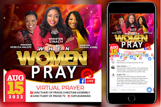 design a professional church or event flyer design