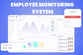 create employee monitoring application with all features