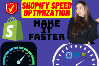 do shopify speed optimization, store website optimization to increase page score