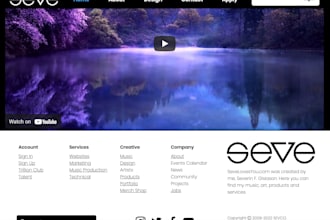 create a website for your company