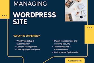 build and expertly manage your wordpress site