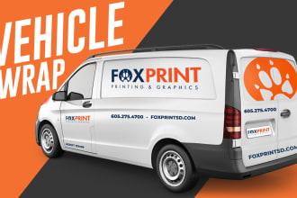 do amazing vehicle, car ,van, truck wrap, food truck wrap design