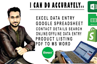 do ms word, excel, data entry, typing, content writing