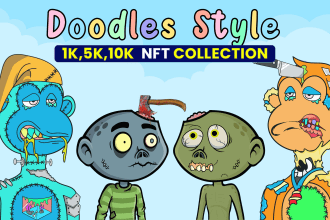 do doodle,azuki style nft collection up to 10k