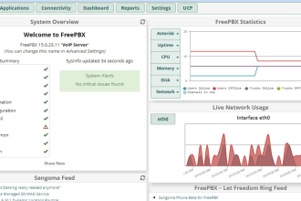 install and set up freepbx voip call center based on asterisk