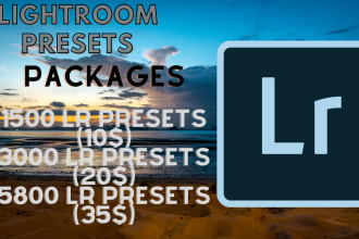 edit photos and give you 5800 lightroom presets for mobile