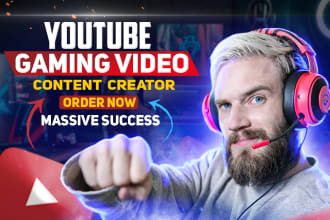 be your youtube gaming content creator for monetization