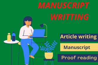 help you in writing biology and biochemistry manuscript
