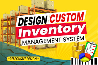 create web system to track inventory, sales, customers