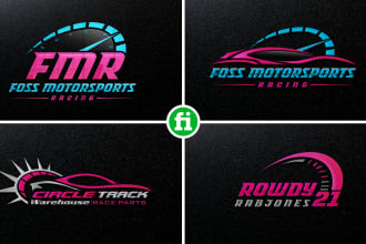 design automotive car racing and auto detailing logo for you