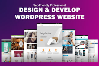design and develop a fast loading business wordpress website