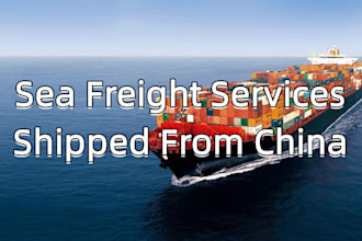 provide sea freight services from china
