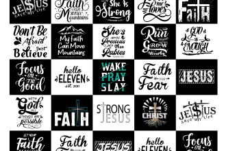 create custom typography christian t shirt and graphic design with in 6 hour