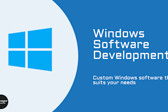 develop a professional software application for windows