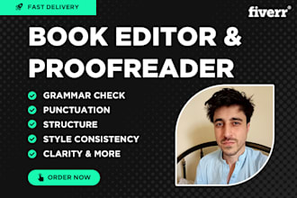 be your book editor and proofreader