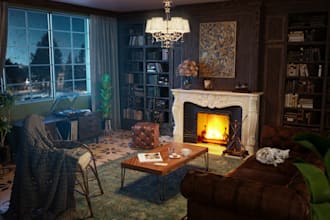 do concept art or a background for your game or stream