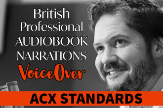 record and master a british male voiceover for your audiobook