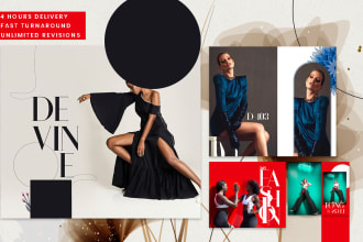 do fashion lookbook, product catalog within 4 hours