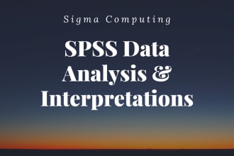 do data analysis using spss, stata, amos, power bi and web scraping