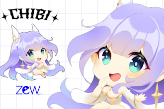 draw super cute chibi