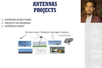 design and works on antenna based projects