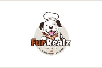 do a modern cat dog animal and pet logo design