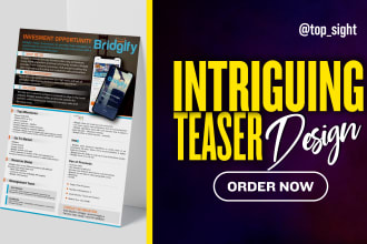 design a converting one pager or executive summary
