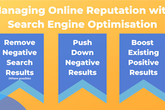 suppression, push down negative links in search results