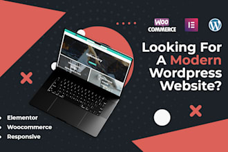 build elementor responsive modern wordpress website