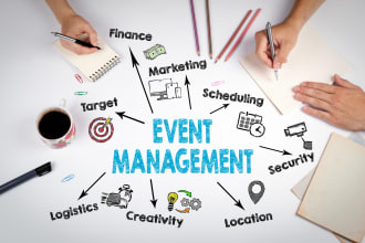 be your event manager and host on youtube live stream or zoom etc