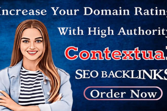 increase moz domain authority da , ahrefs DR 40 by pro high authority backlinks