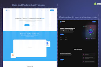 design modern shopify store, customize theme and custom code
