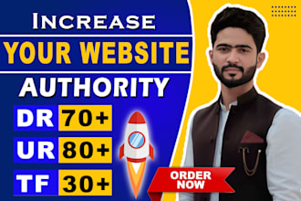 increase domain rating DR 70, ahrefs dr ahrefs ur 80 tf 30